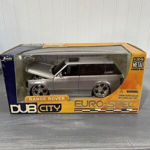 JADA DUB RANGE ROVER SILVER 1:24 DIECAST MODEL‎ Euro-Spec